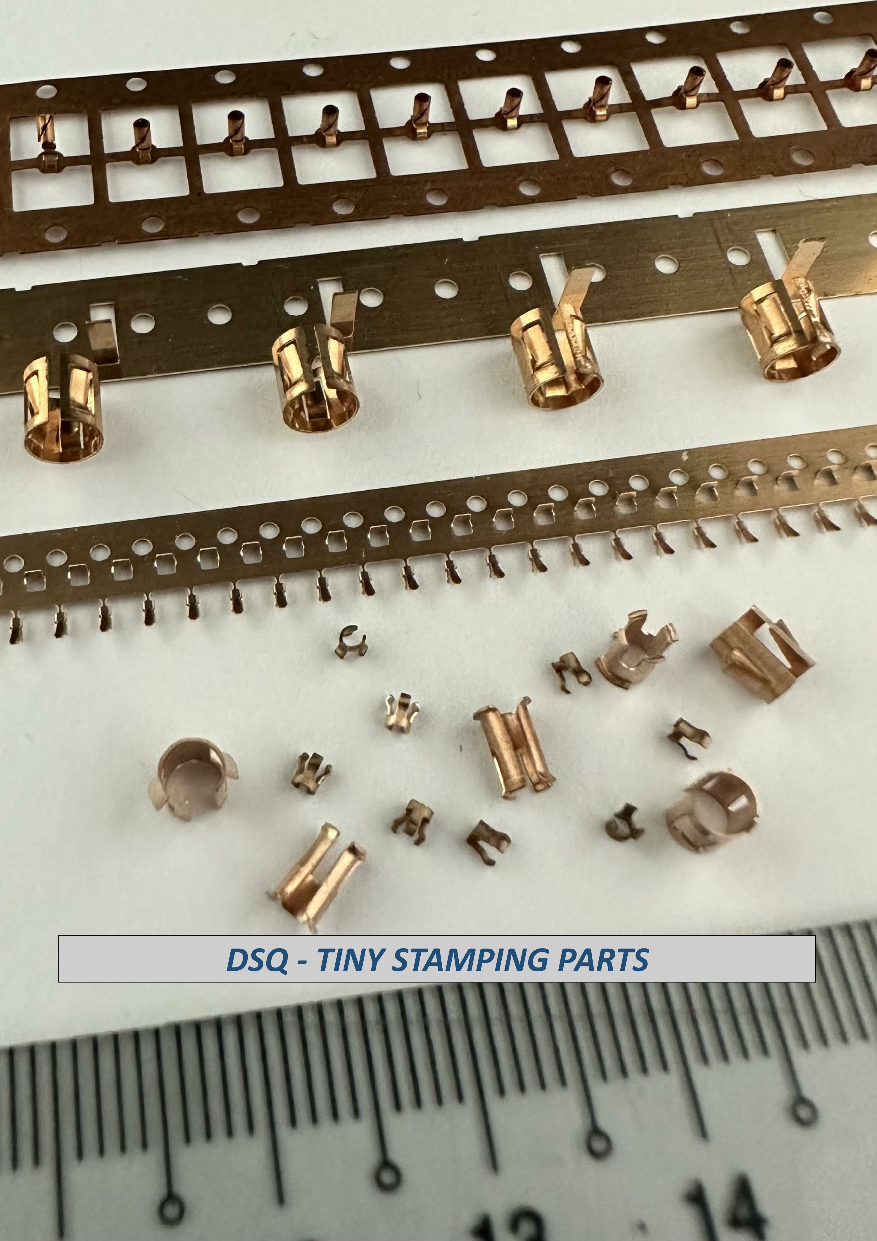 DSQ provides Tiny Stamping Parts to customers within various industries